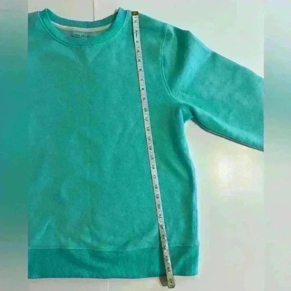 Tek Gear Kohls Mint Green Crew Neck Ultra Soft Fleece Sweatshirt - Picture 3 of 5